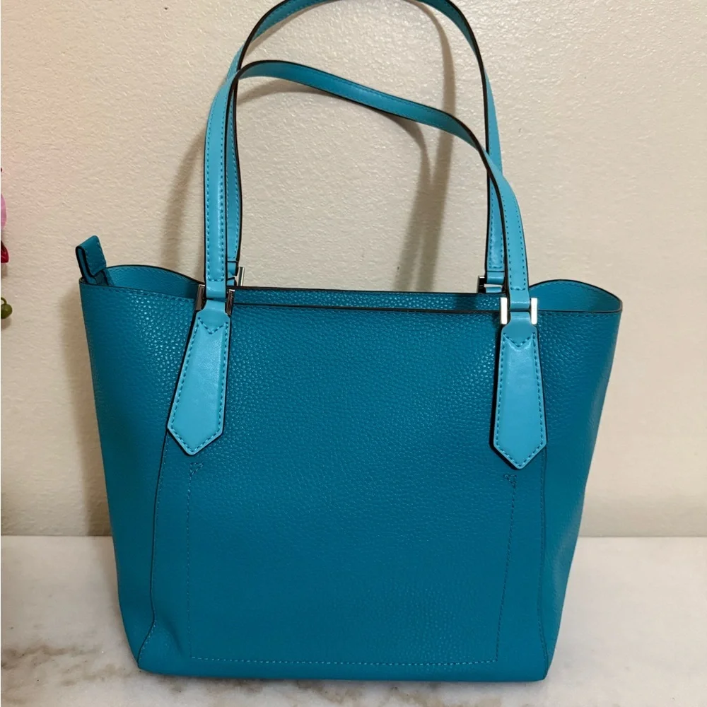 Michael Kors Teal Tote and Wallet Set - Picture 6 of 10